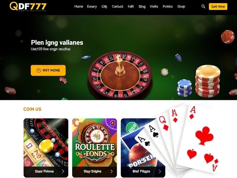 Welcome to QDF777, the premier online gambling destination. Explore a vast selection of casino games, sports betting, and exclusive promotions on the official qdf777.com platform.
