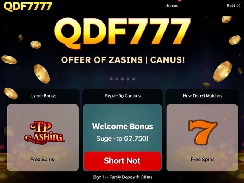 Welcome to QDF777, the premier online gambling destination. Explore a vast selection of casino games, sports betting, and exclusive promotions on the official qdf777.com platform.